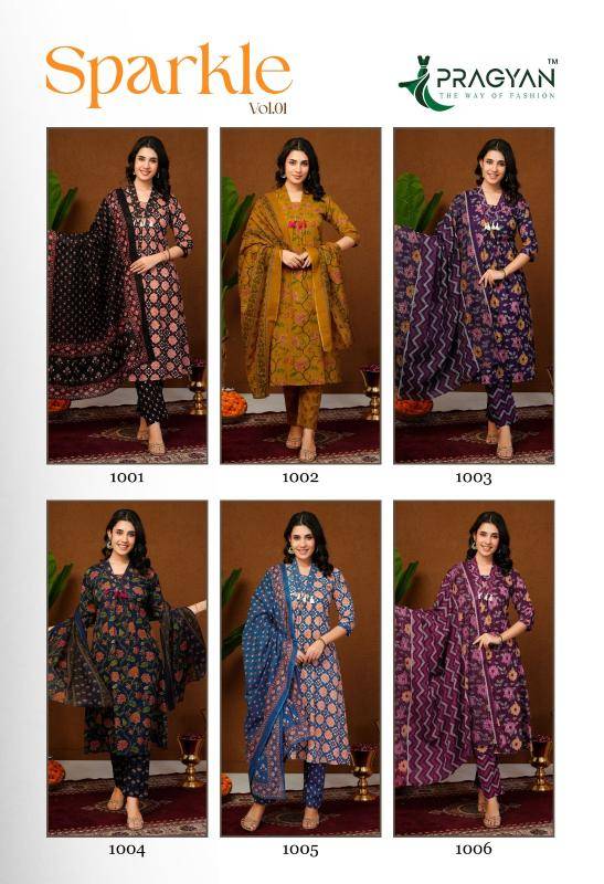 Pragyan sparkel vol 1 Kurti supplier in Surat